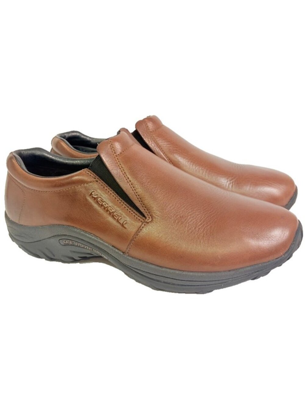 Merrell Jungle Moc Mens Size 13 US Brown Leather Slip On Loafer Shoes J63883